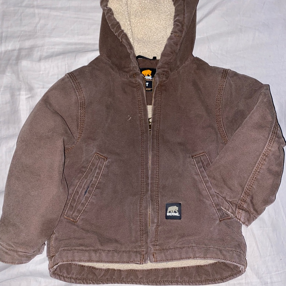 Berne Brown Hooded Jacket